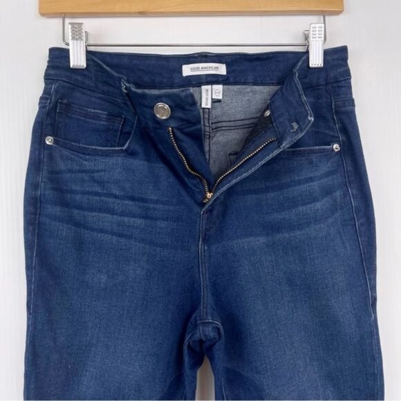 GOOD AMERICAN GOOD LEGS HIGH TISE SKINNY JEANS STYLE: GLI08TOP 28 - Picture 2 of 9